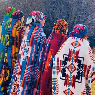 Boy Chief Cotton Blanket - Ivory