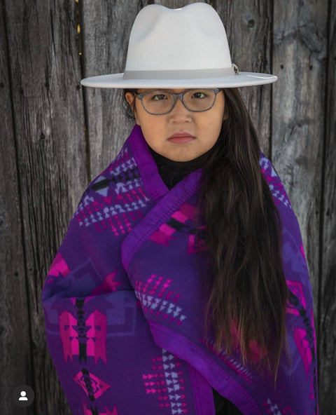 Boy Chief Wool Blankets